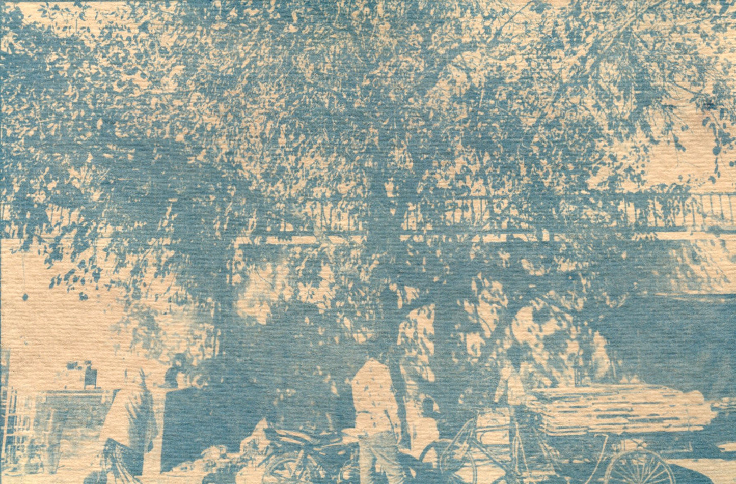 ravivari market, ahmedabad art print