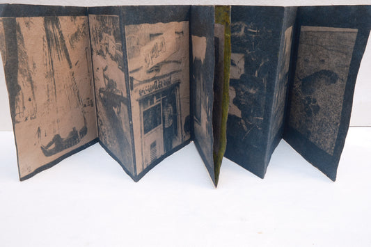 coffee-toned photo zine