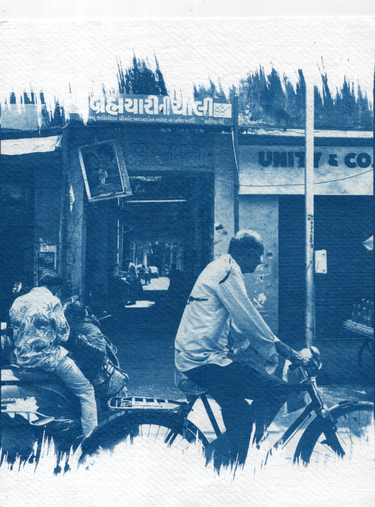 ahmedabad old city  art print