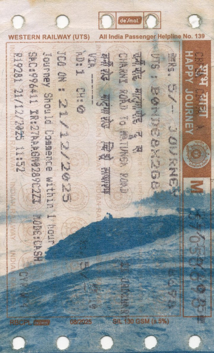 Pondicherry on Mumbai local ticket