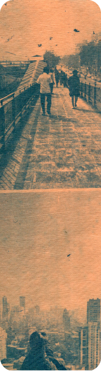 Mumbai cyanotype bookmark